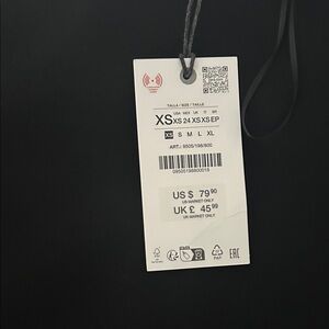 Zara Elegant Black Women's Top